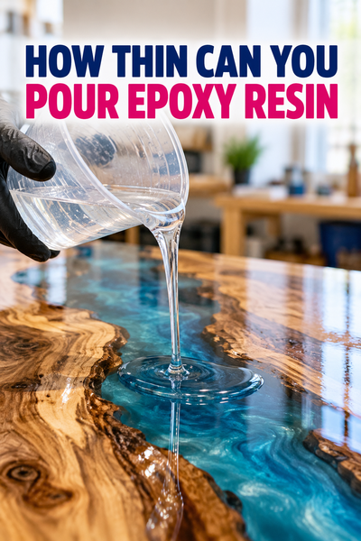how thin pour epoxy resin
