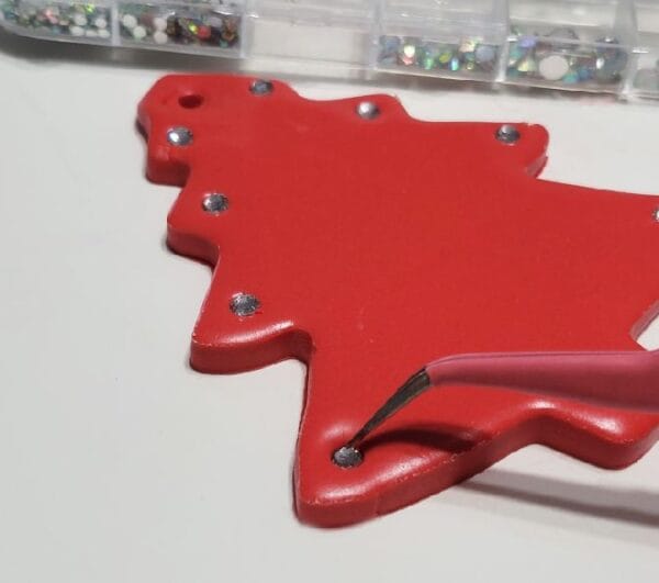 Add a Hole and Embed Crystals