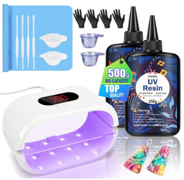 Kisrel UV Resin With Lamps