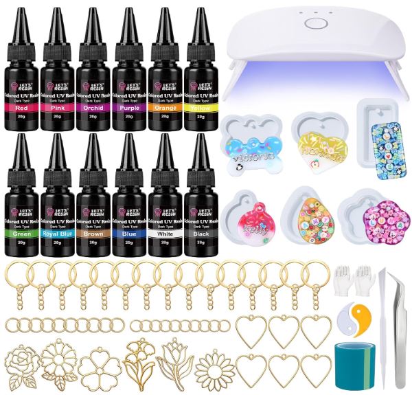 UV Kit With Colored Resin