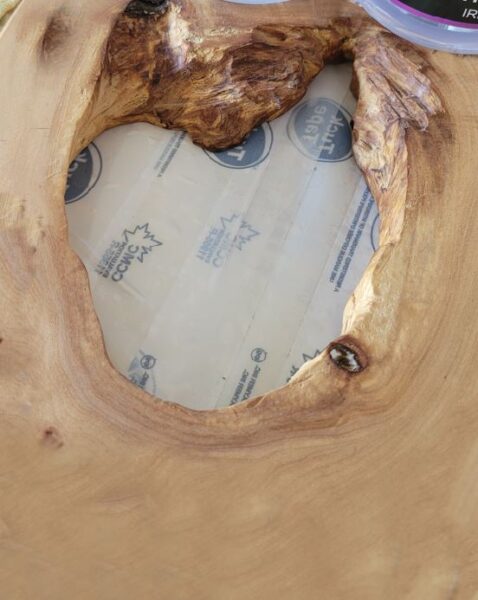 Tape The Plastic To The Back